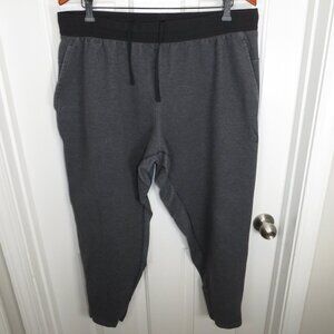 Nike Dri Fit Yoga Pants Black Heather CU6782 010 Men XXL 28" Inseam Standard Fit